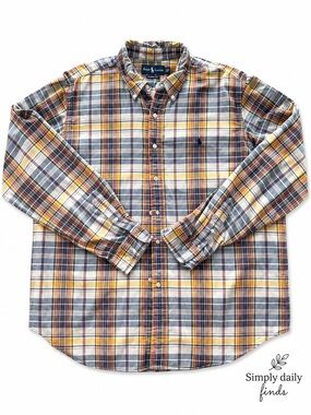 Polo Ralph Lauren Classic Fit Plaid Button Down Shirt XXL